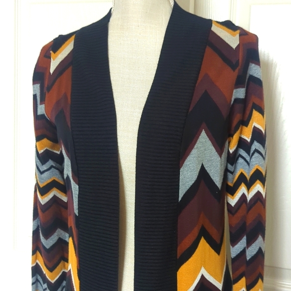 Missoni Open Front Zig Zag Cardigan - Picture 5 of 9